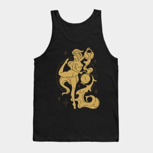 Aquarius Zodiac Sign Tank Top